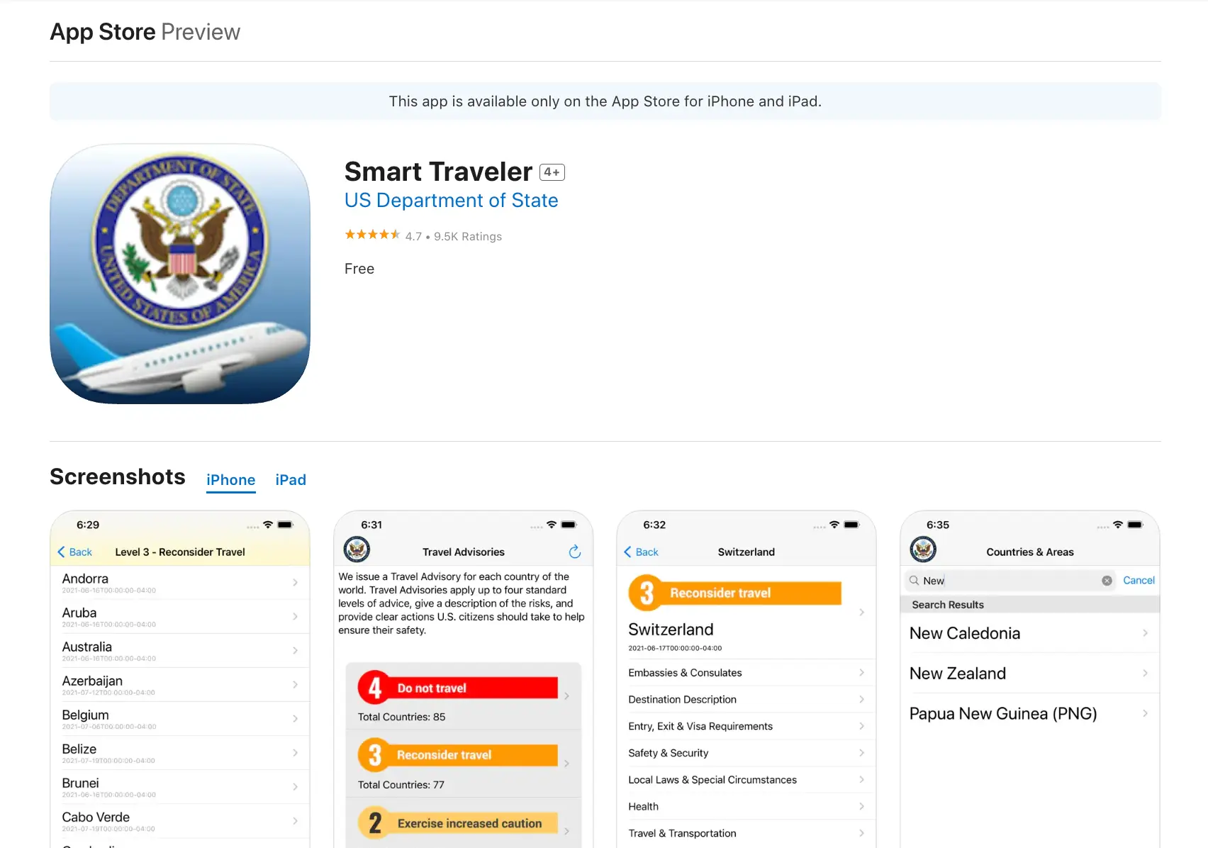 SMART Traveler Program and Apps for travel safety for women.